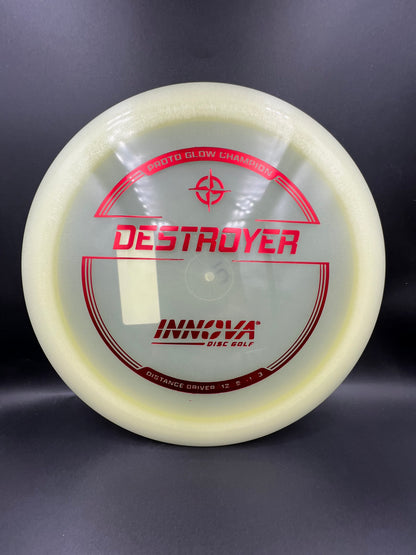 Innova Proto Glow Champion Destroyer Red Stamp - 171g