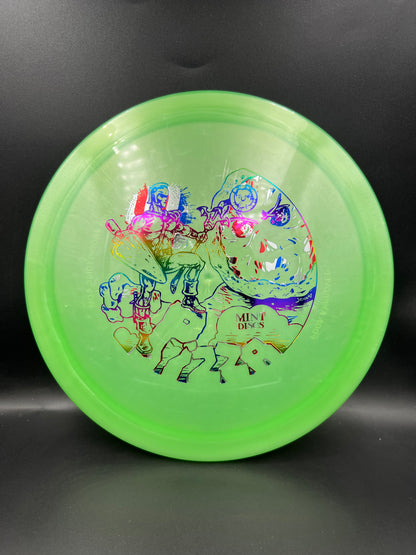 Mint Sublime Pizza Green Rainbow Flag - 174g