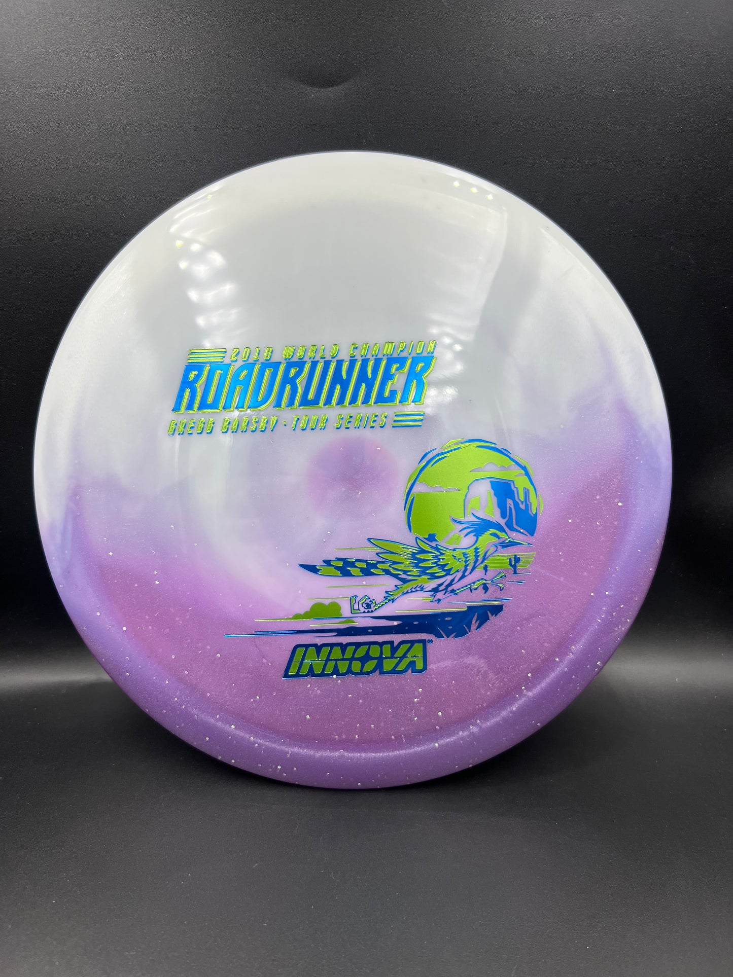 Innova 2026 Tour Series Duo Roadrunner Gregg Barsby Purple Bottom Green Blue - 172g