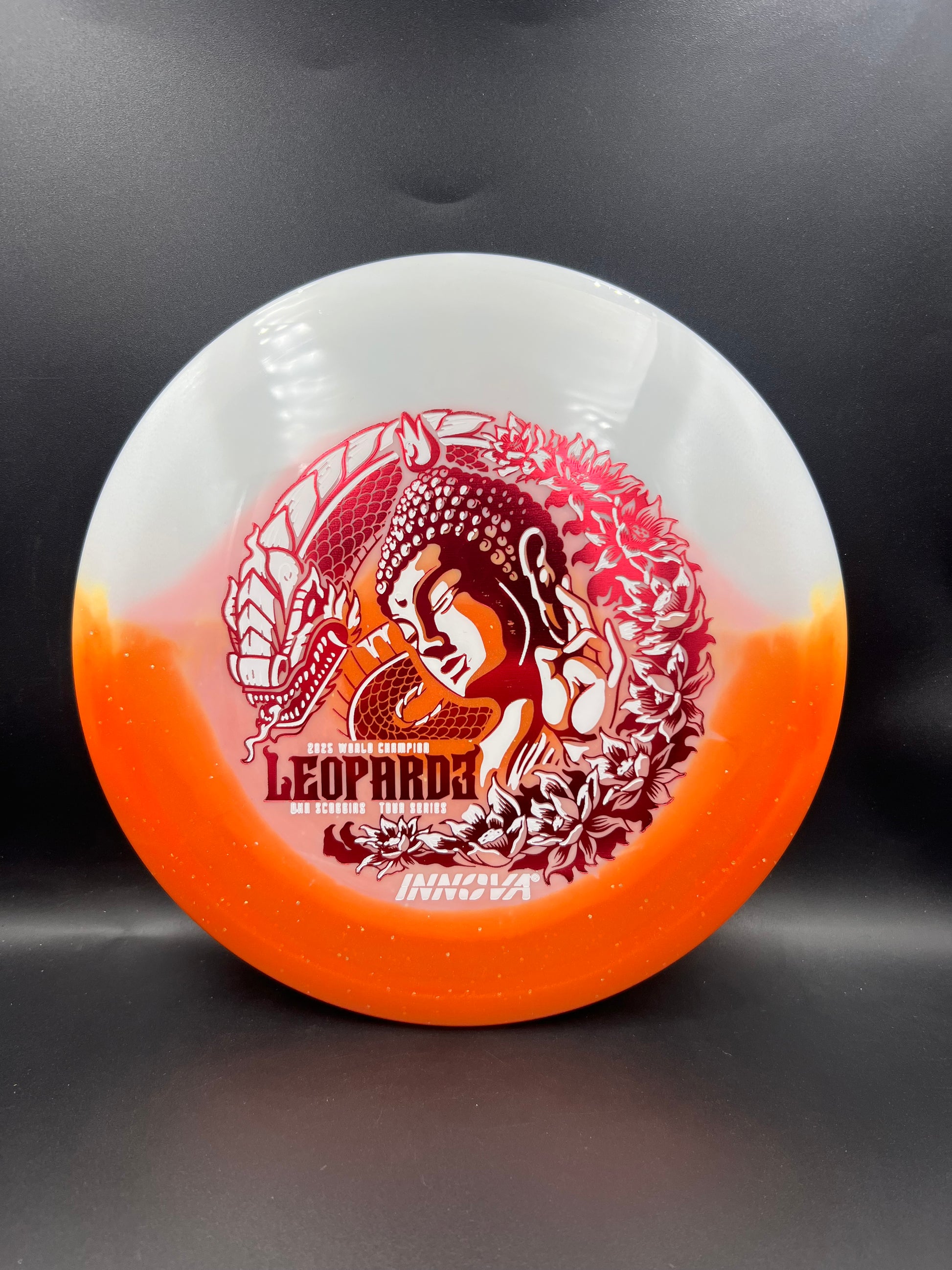Innova 2026 Tour Series Ohn Scoggins DUO Leopard3 1- Orange Bottom Red White - 173g-175g