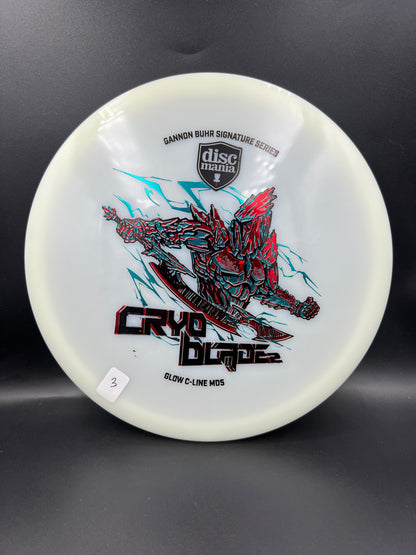 Discmania Gannon Buhr Signature Series Glow C-Line MD5 Cryo Blade 2