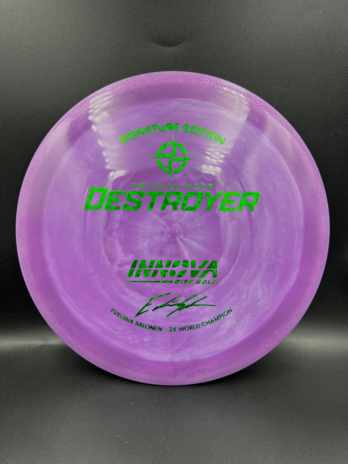 Innova Eveliina Salonen 2X World Champ Swirled Star Destroyer Purple Green - 167g