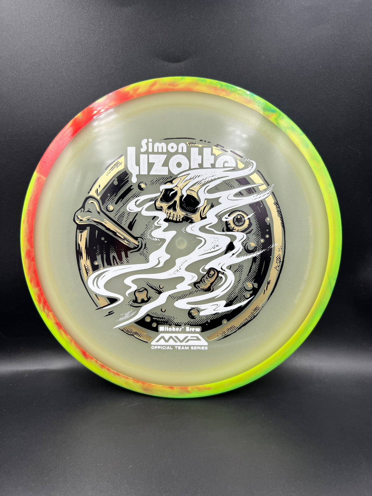 Axiom Eclipse Aspect - Simon Lizotte 2026 Halloween Team Series Black Gold Red Green Rim - 171g