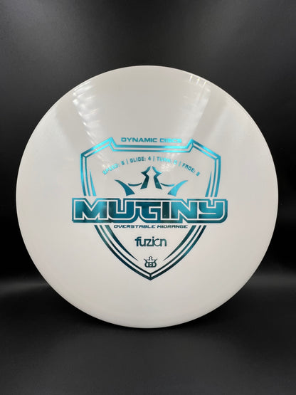 Dynamic Discs Fuzion Mutiny White Light Blue - 178g