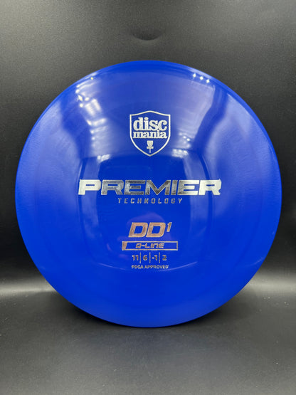 Discmania Q-Line DD1 Blue Silver Stamp - 172g