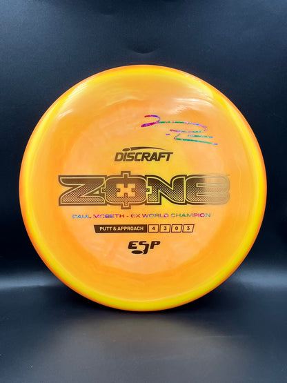 Discraft ESP Zone Refresh - Orange Orange Gold Rainbow - 168g