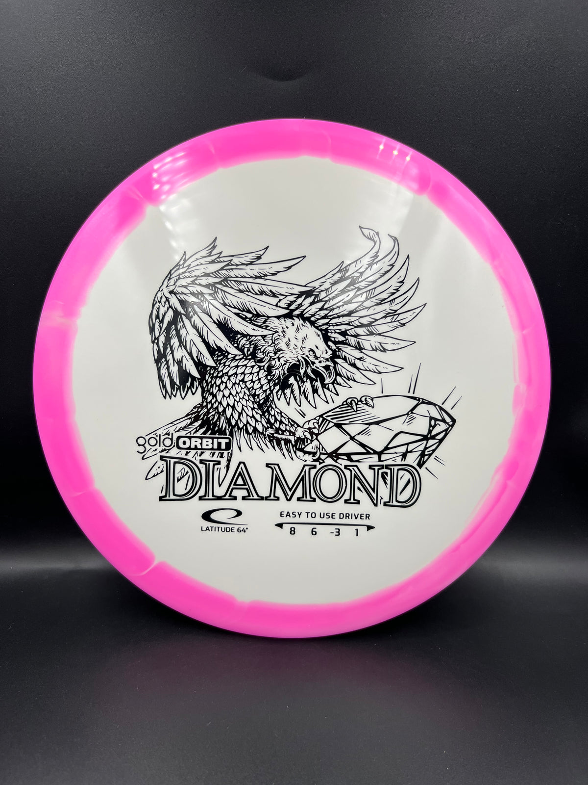 Latitude 64 Gold Orbit Diamond Pink Black - 155g