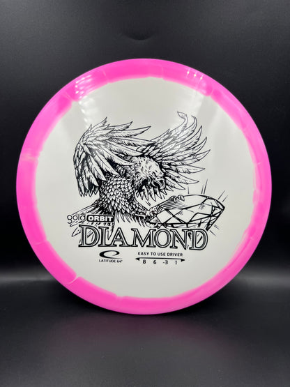 Latitude 64 Gold Orbit Diamond Pink Black - 155g