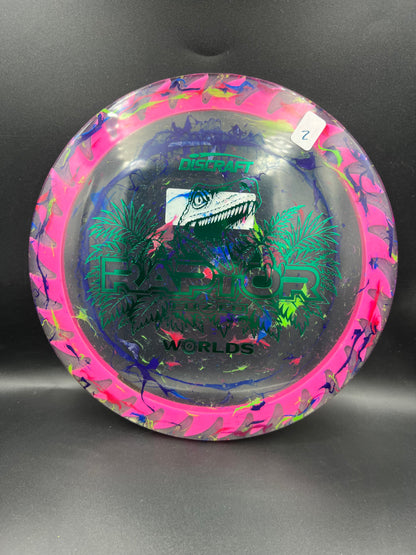 Discraft 2026 Worlds Jawbreaker Z Flx Fuzed Raptor Pink Green (2) - 173g-174g