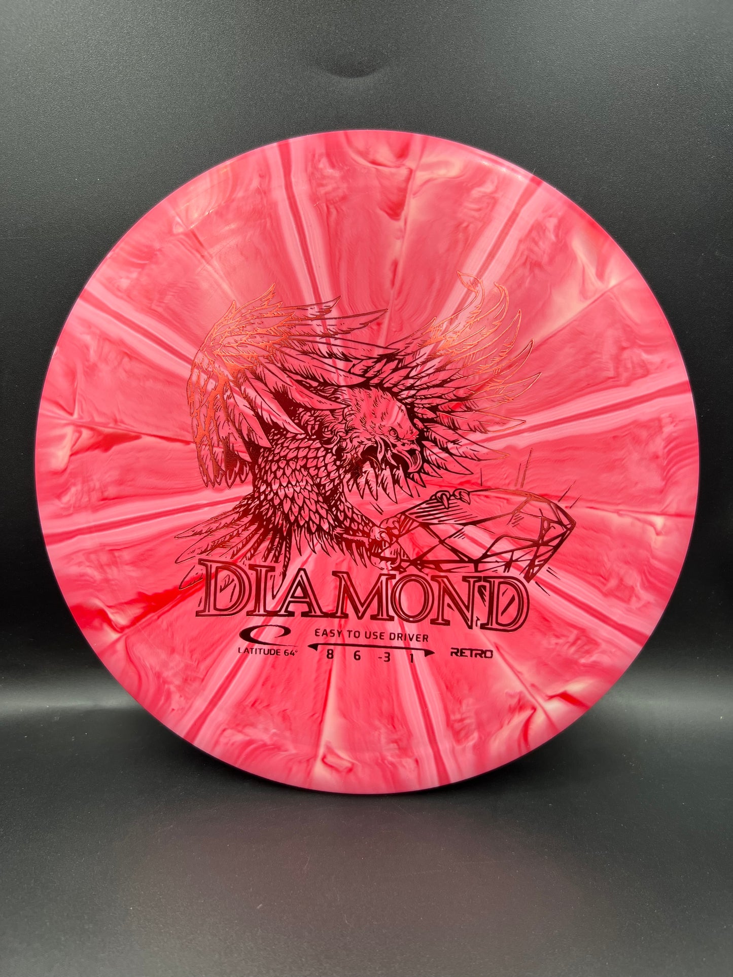 Latitude 64 Retro Diamond Pink Red Red - 156g