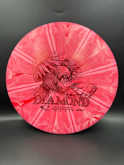 Latitude 64 Retro Diamond Pink Red Red - 156g