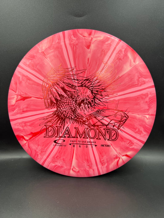 Latitude 64 Retro Diamond Pink Red Red - 156g