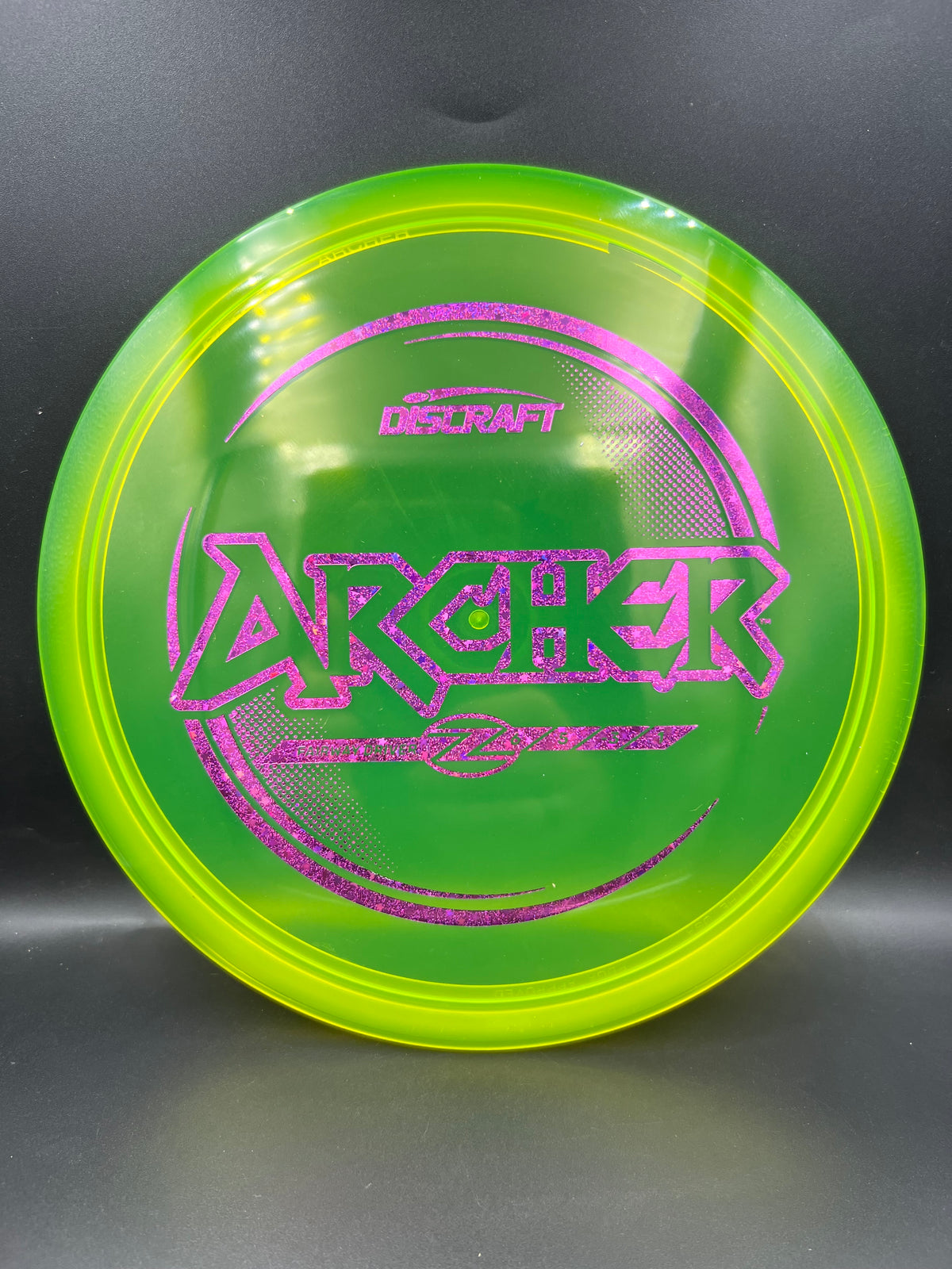 Discraft Z Archer Refresh - Yellow Pink Glitter Stars - 167g-169g