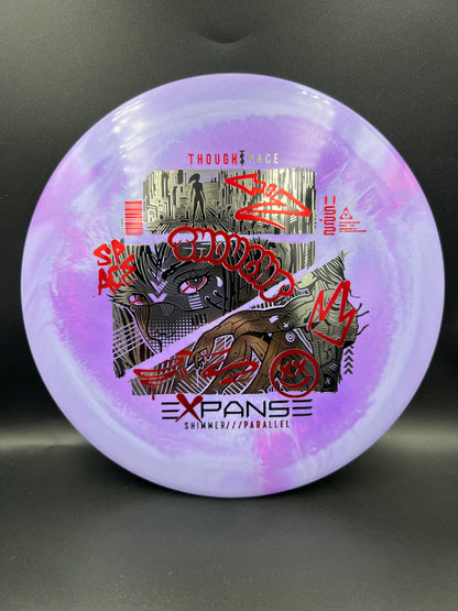 Thought Space Shimmer Parallel Expanse Purple Red Silver - 174g