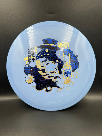 Thought Space Aura Construct Light Blue Blue Gold Glitter - 167g