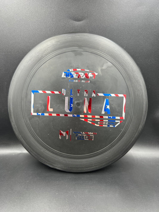 Discraft Paul McBeth First Run UltraLuna - Hard Putter Blend Black Flag - 169g