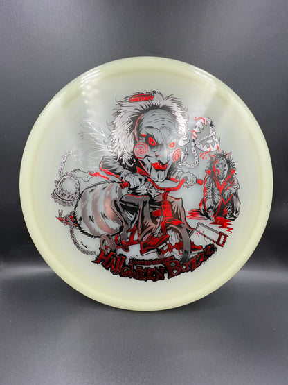 Discraft 2026 Mega Glo Halloween Buzzz Red Silver - 175g-176g