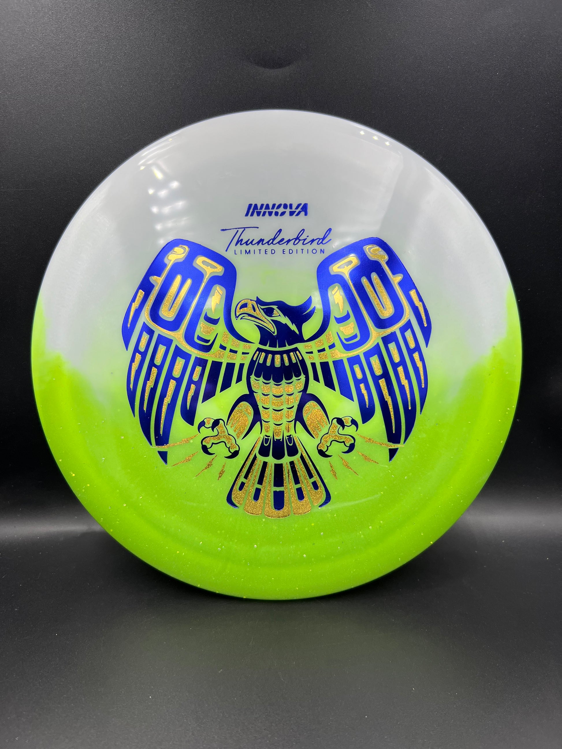 Innova Limited Edition Duo Thunderbird Green Bottom Blue Gold Glitter - 173g-175g