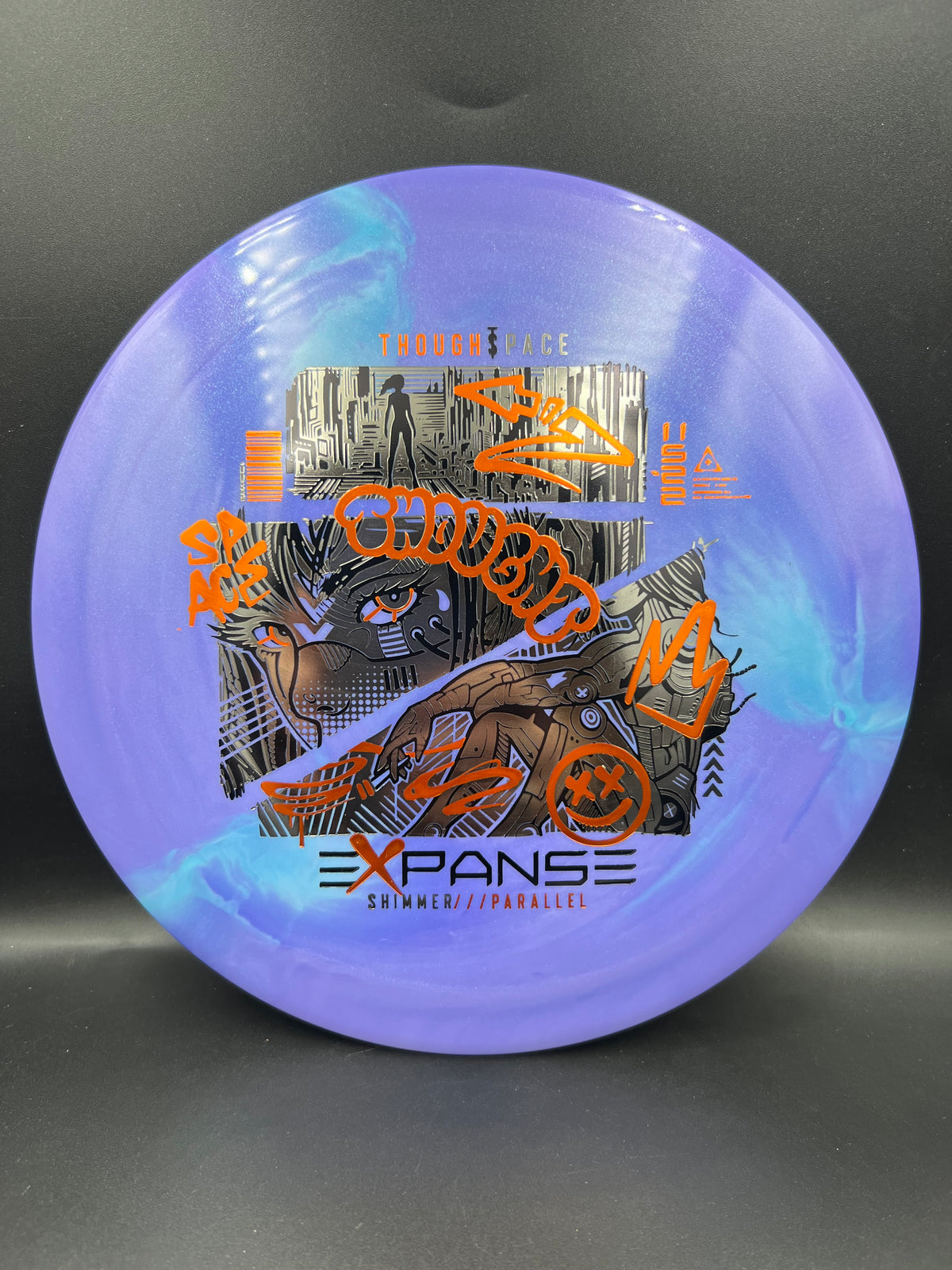 Thought Space Shimmer Parallel Expanse Purple Orange Silver 165g