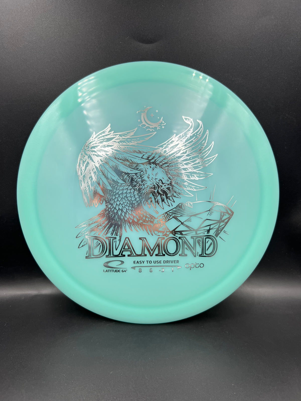 Latitude 64 Opto Moonshine Diamond Light Blue Silver - 156g