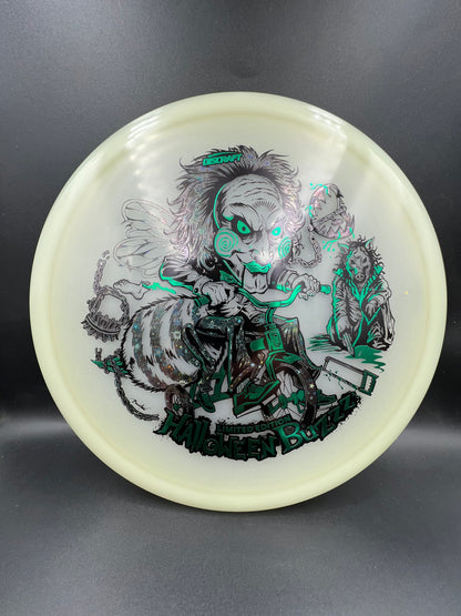 Discraft 2026 Mega Glo Halloween Buzzz Green Dark Stars - 175g-176g
