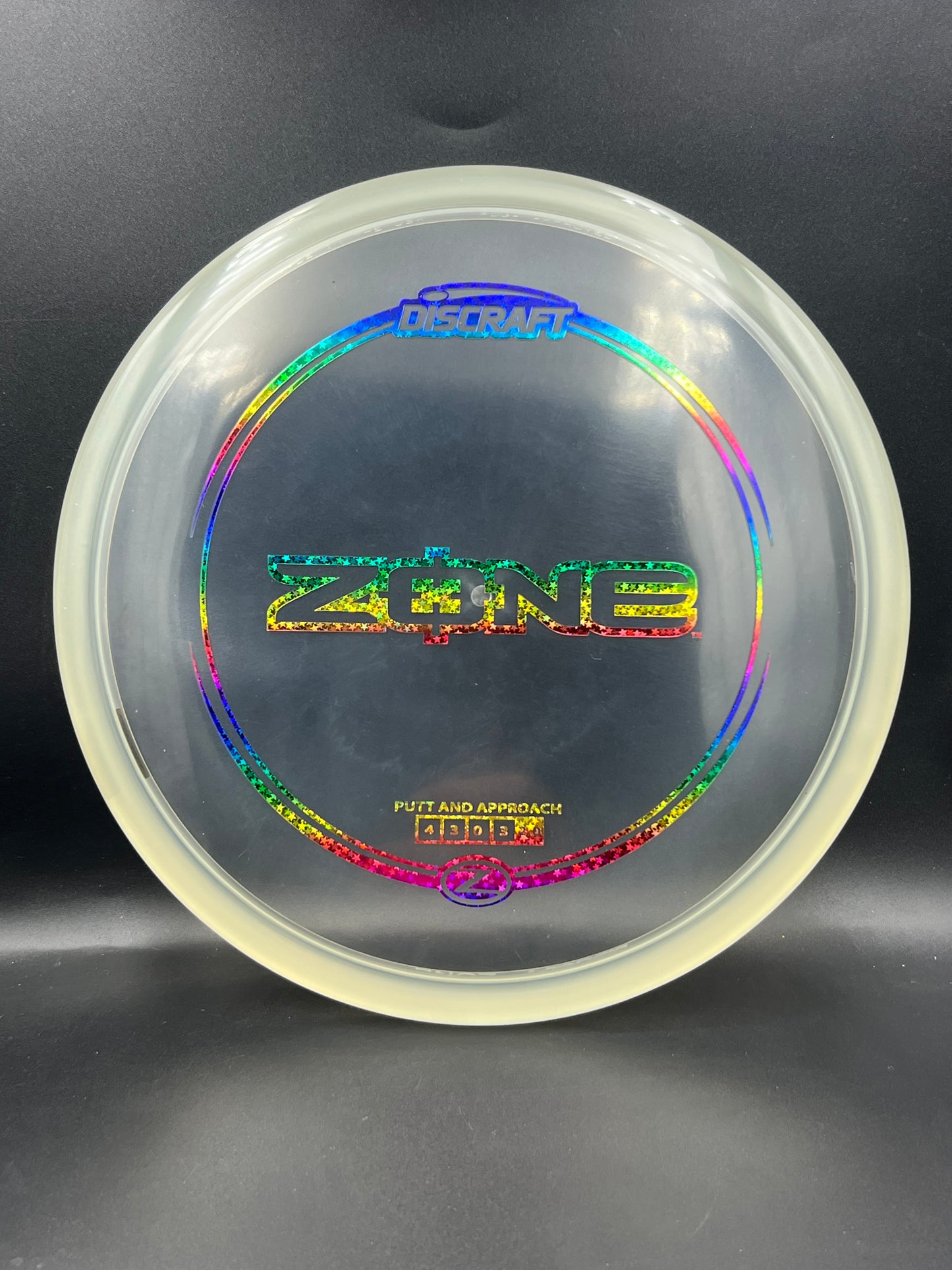 Discraft Z Zone Clear Rainbow Stars - 170g-172g