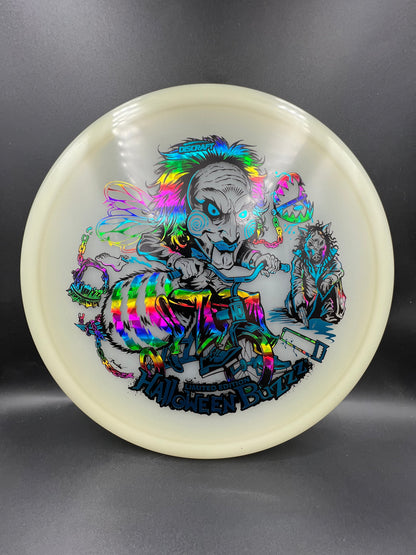 Discraft 2026 Mega Glo Halloween Buzzz Blue Rainbow - 173g-174g