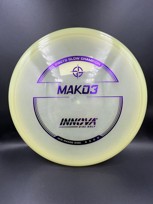 Innova Proto Glow Champion Mako3 Purple Stamp - 180g