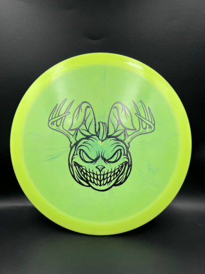 Mint Discs 2026 Halloween Apex Lightweight Jackalope Yellow Green Dark Spinners - 158g