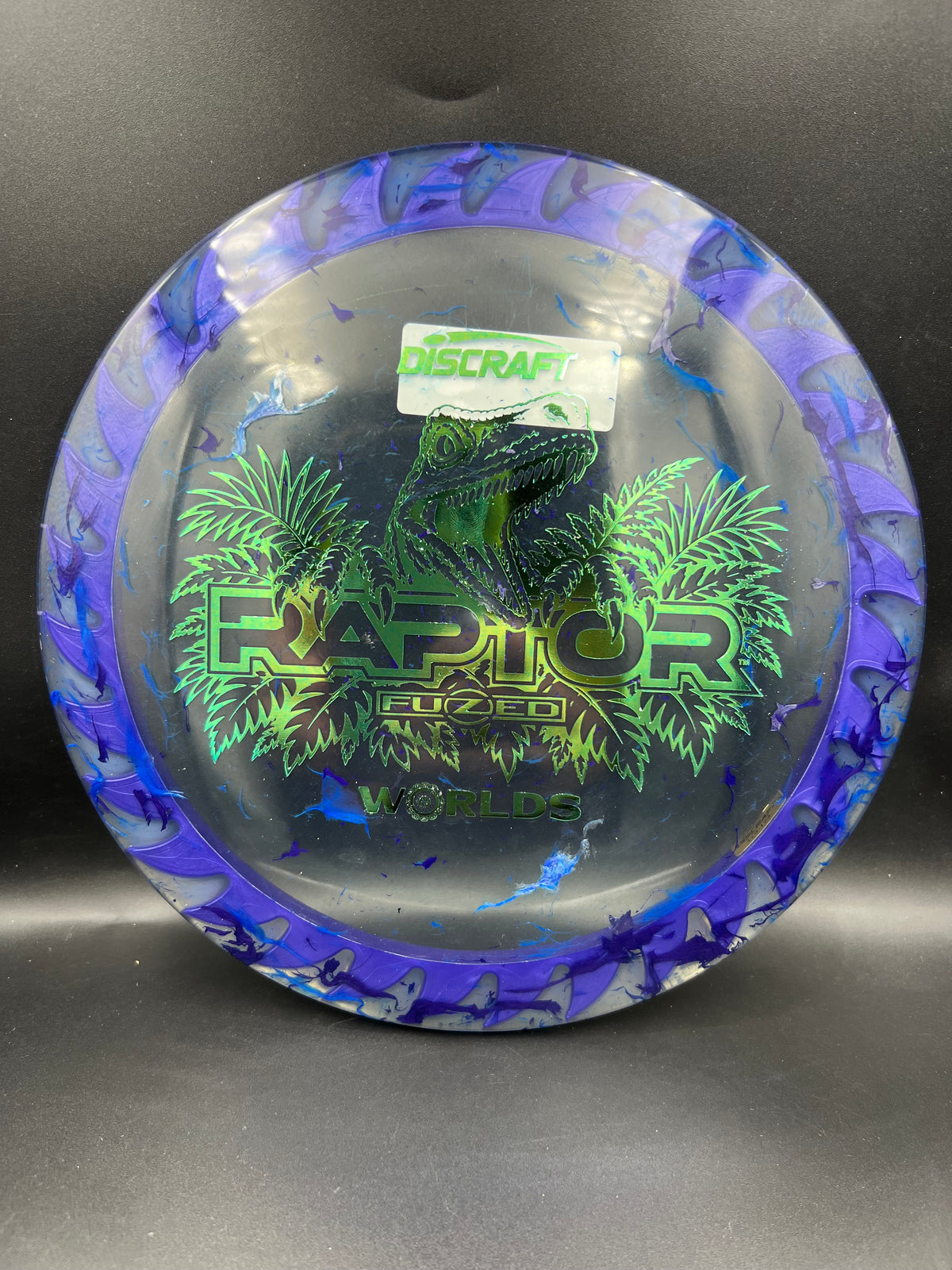 Discraft 2026 Worlds Jawbreaker Z Flx Fuzed Raptor Purple Green - 173g-174g