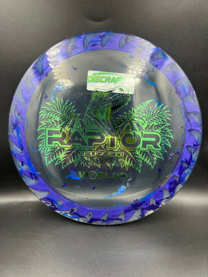 Discraft 2026 Worlds Jawbreaker Z Flx Fuzed Raptor Purple Green - 173g-174g
