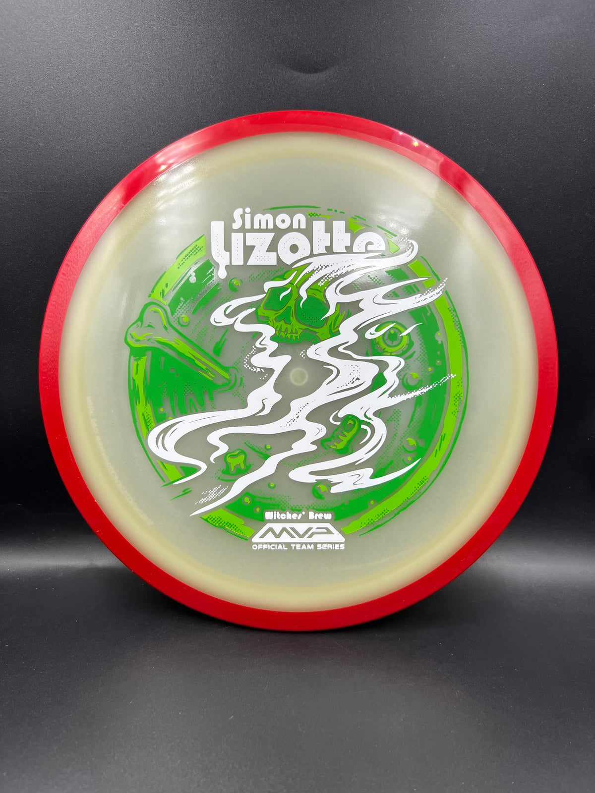 Axiom Eclipse Aspect - Simon Lizotte 2026 Halloween Team Series Poison Green Dark Red Rim - 171g