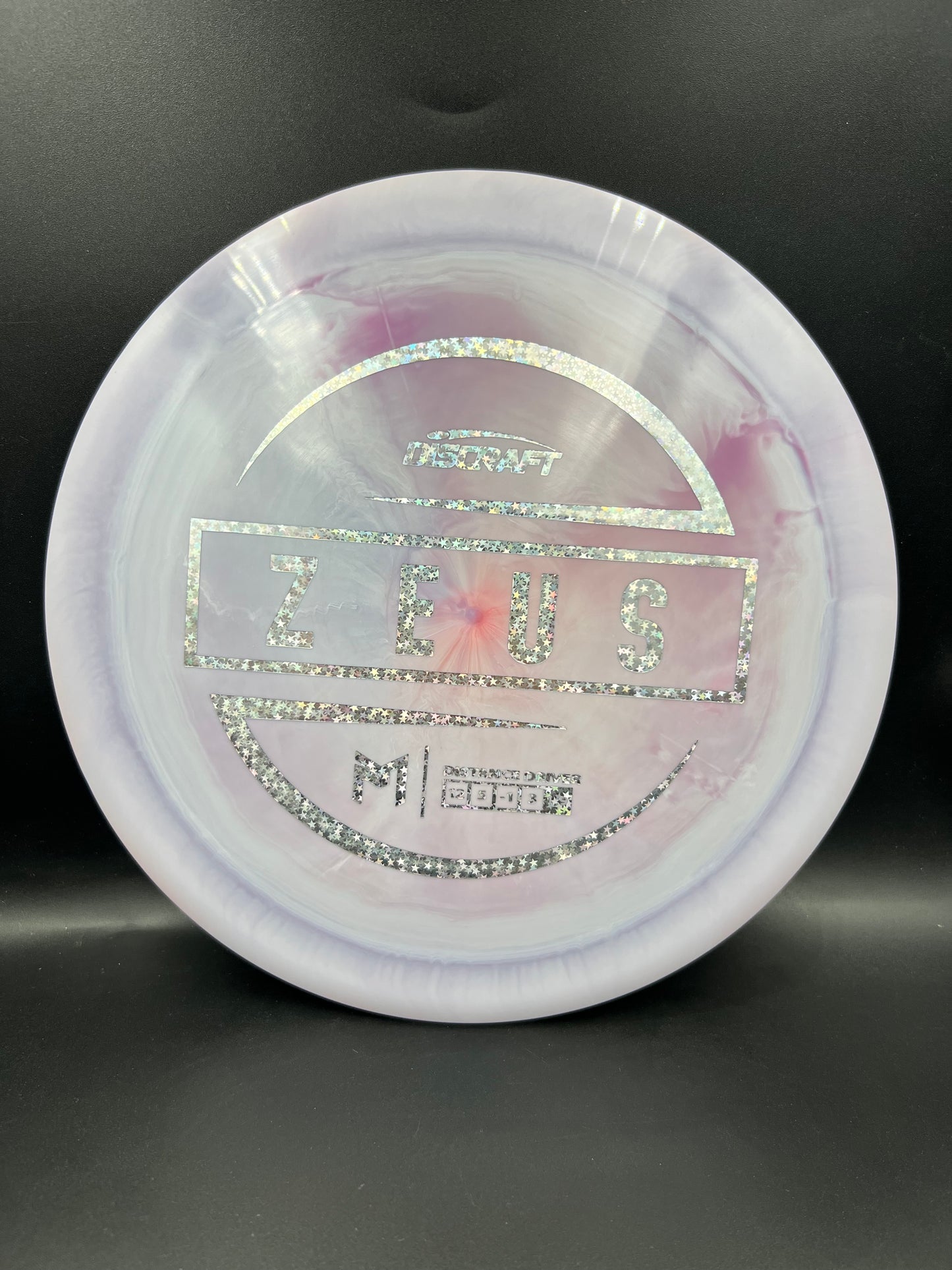 Discraft ESP Zeus Light Purple Silver Stars - 164g-166g