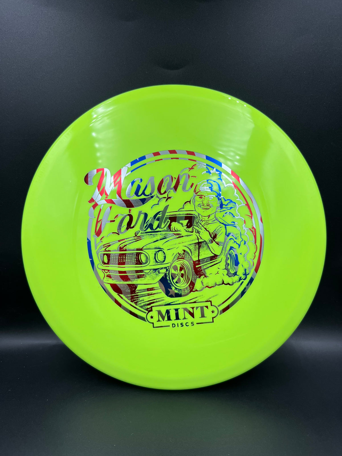 Mint Discs Mason Ford Apex Mustang 4th Run Yellow Green Flag - 176g