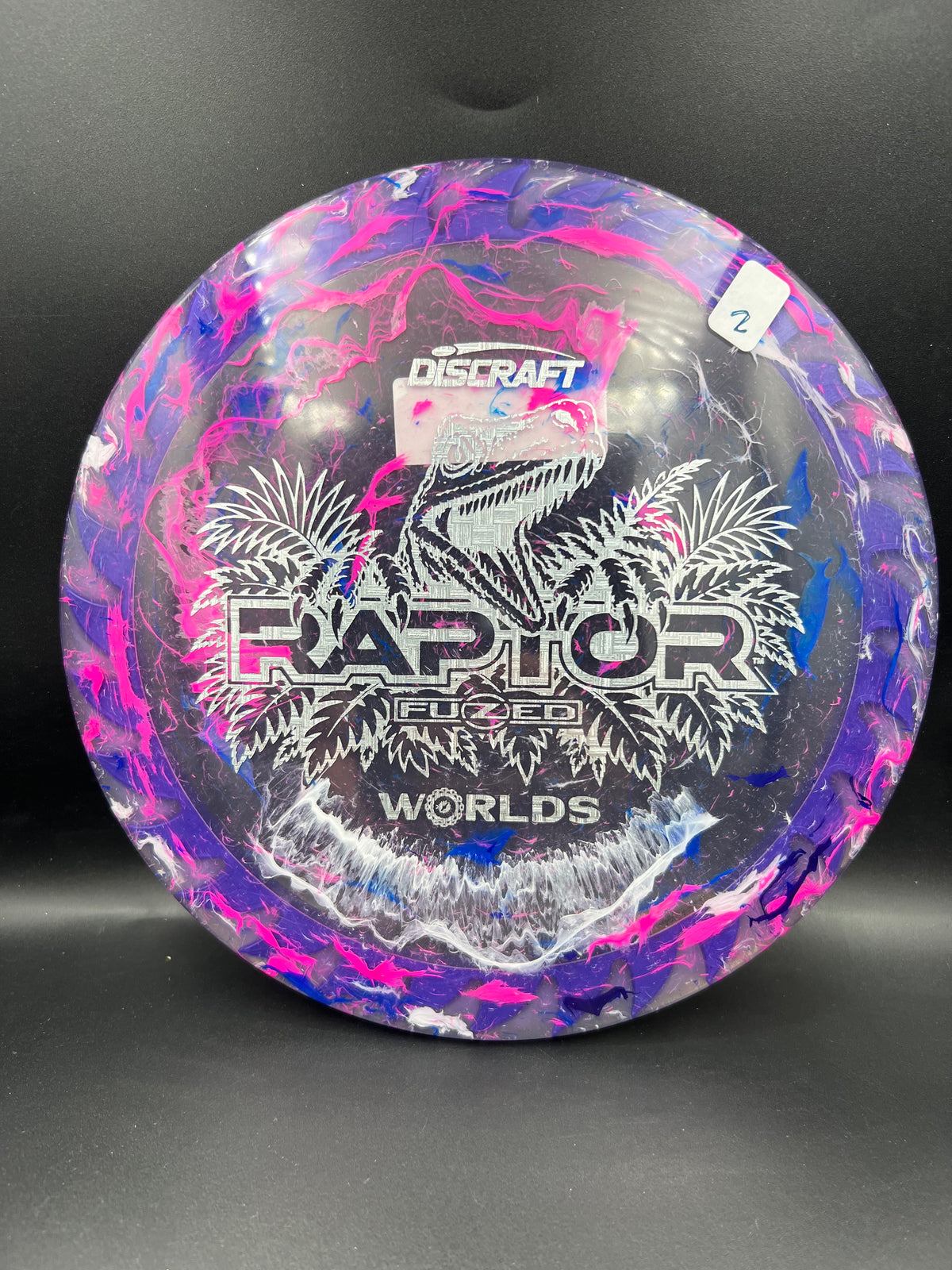 Discraft 2026 Worlds Jawbreaker Z Flx Fuzed Raptor Purple Silver Weave (2) - 173g-174g