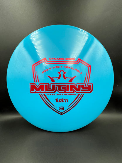 Dynamic Discs Fuzion Mutiny Light Blue Red - 177g