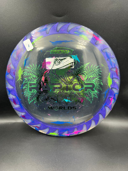 Discraft 2026 Worlds Jawbreaker Z Flx Fuzed Raptor Purple Green (1) - 173g-174g
