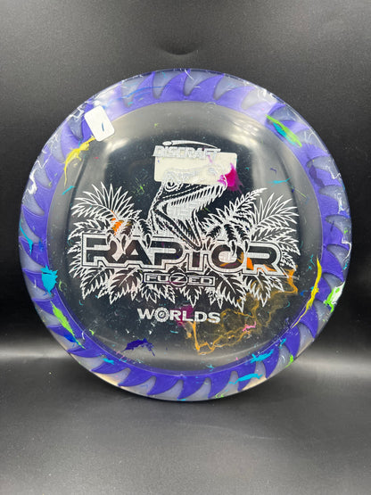 Discraft 2026 Worlds Jawbreaker Z Flx Fuzed Raptor Purple Silver Weave (1) - 173g-174g