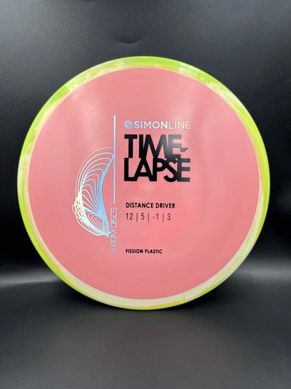 Axiom Fission Time-Lapse Pink Green White Rim - 167g