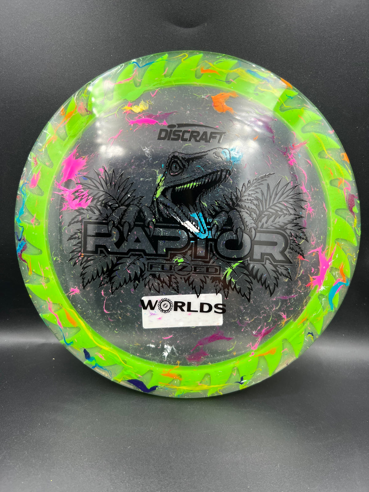 Discraft 2026 Worlds Jawbreaker Z Flx Fuzed Raptor Green Black - 173g-174g