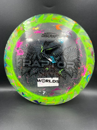 Discraft 2026 Worlds Jawbreaker Z Flx Fuzed Raptor Green Black - 173g-174g