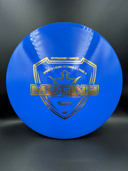 Dynamic Discs Fuzion Mutiny Blue Gold - 175g
