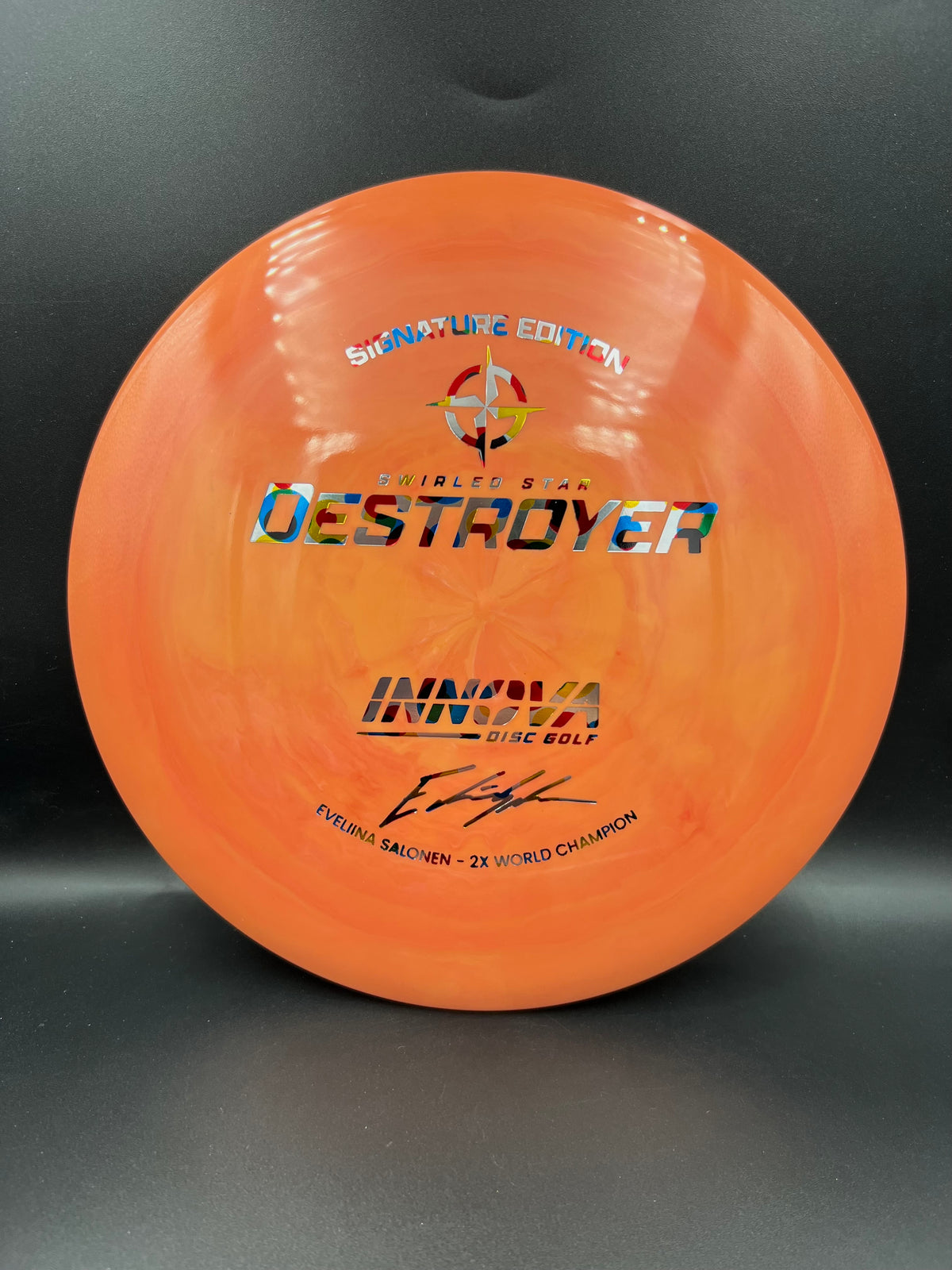 Innova Eveliina Salonen 2X World Champ Swirled Star Destroyer Orange Peach Wonderbread - 173g-175g