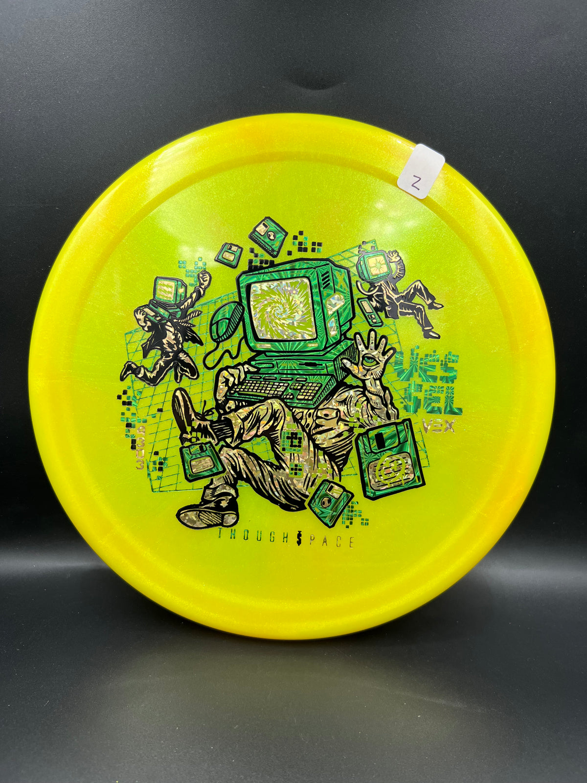 Thought Space Vex Vessel Yellow Green Gold (2) - 171g