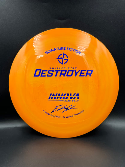 Innova Eveliina Salonen 2X World Champ Swirled Star Destroyer Orange Blue - 171g