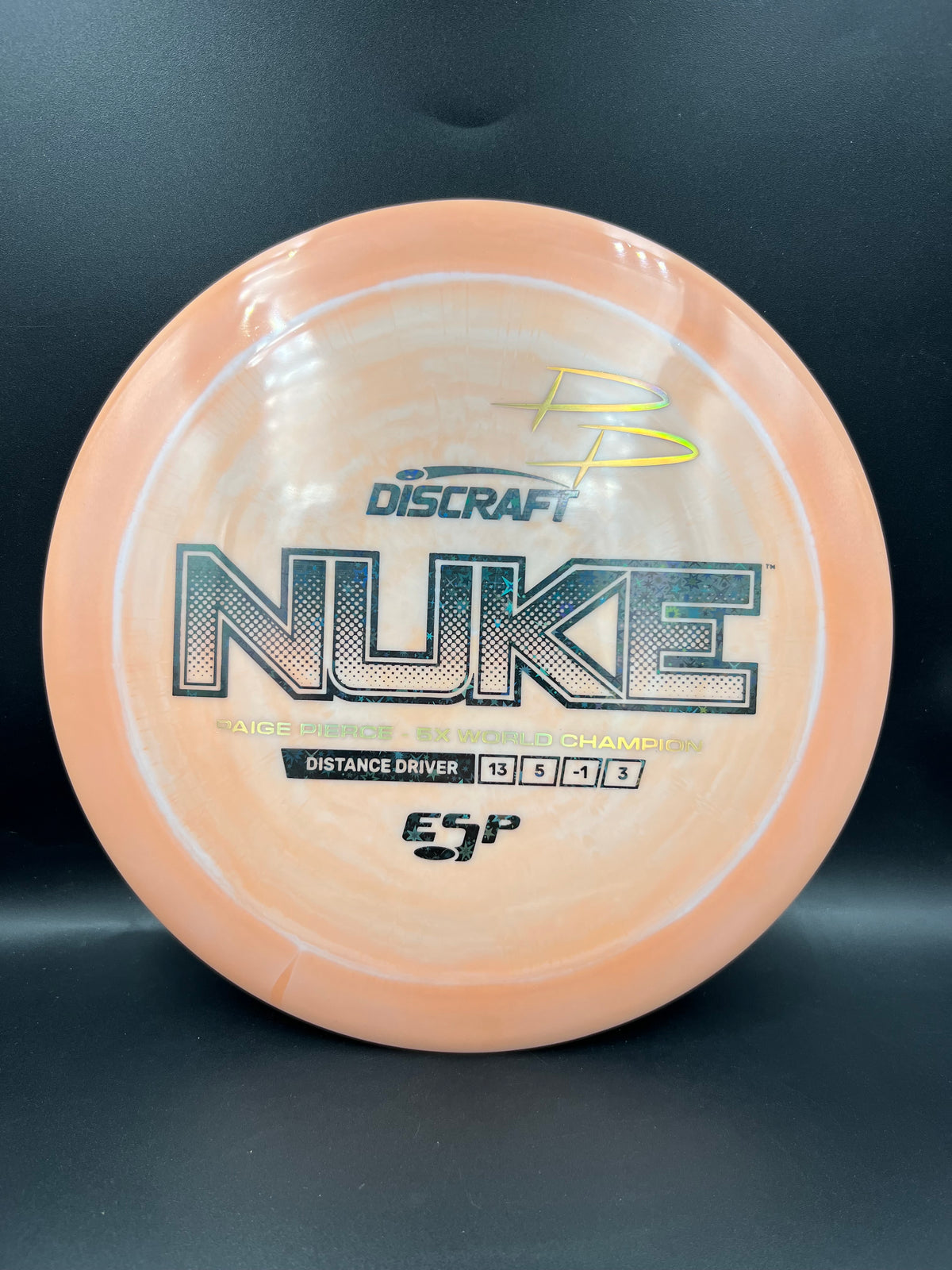 Discraft ESP Nuke Refresh - Peach Dark Stars Gold - 164g-166g