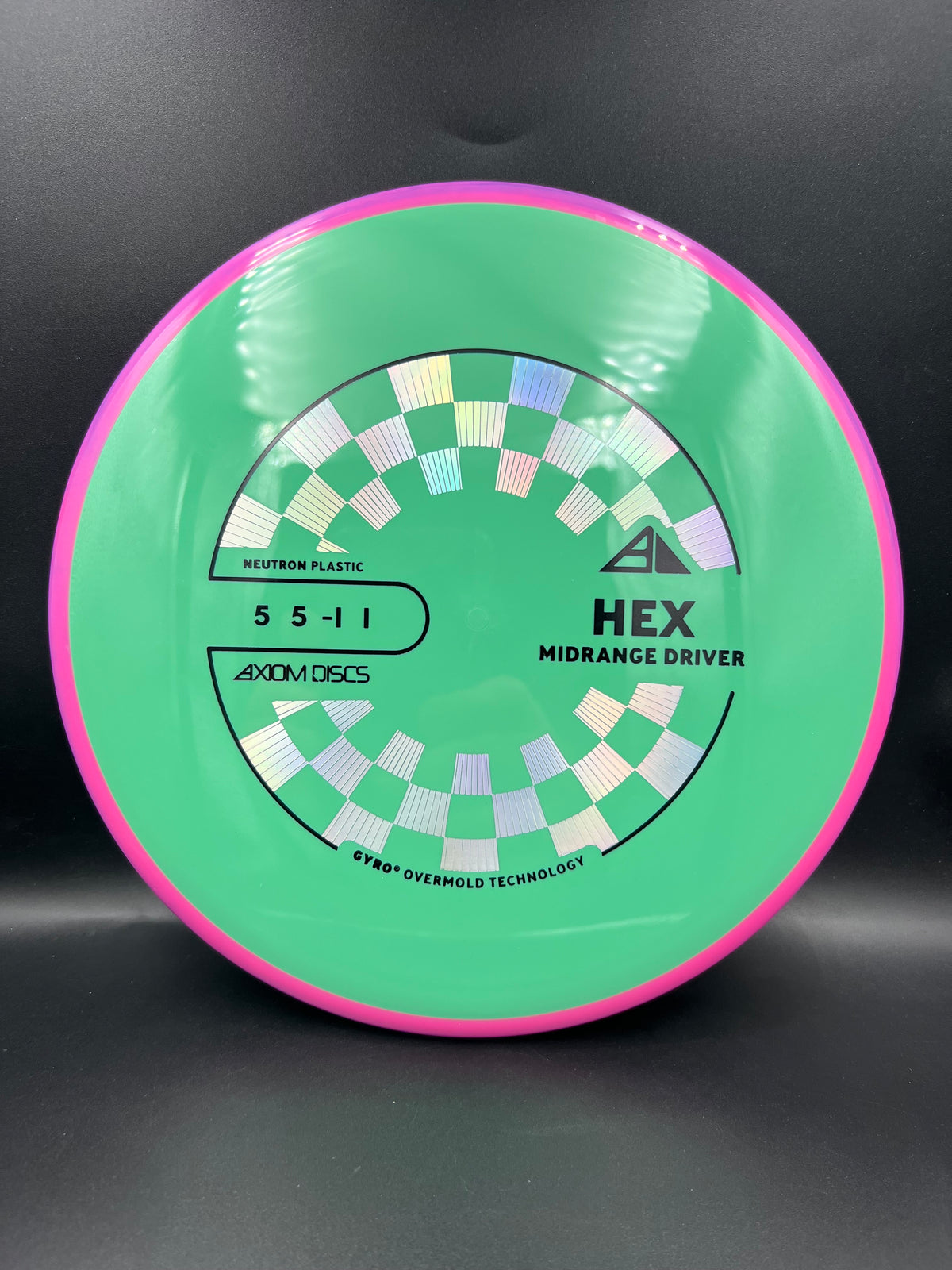 Axiom Neutron Hex Aqua Pink Purple Rim - 168g