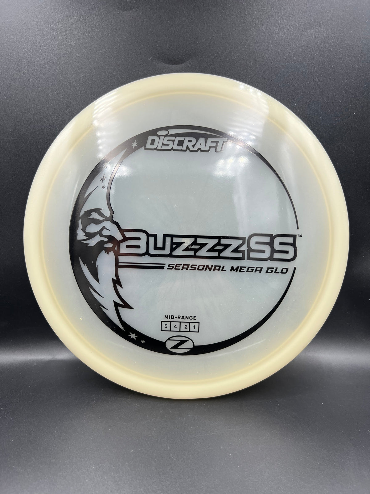 Discraft Mega Glo Buzzz SS Black Stamp - 177g+