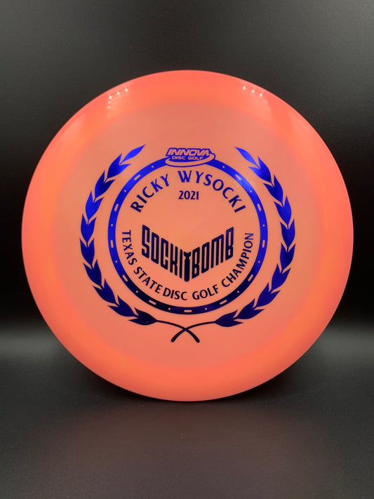 Innova Ricky Wysocki 2021 Texas State Disc Golf Champion Commemorative Star Destroyer 01