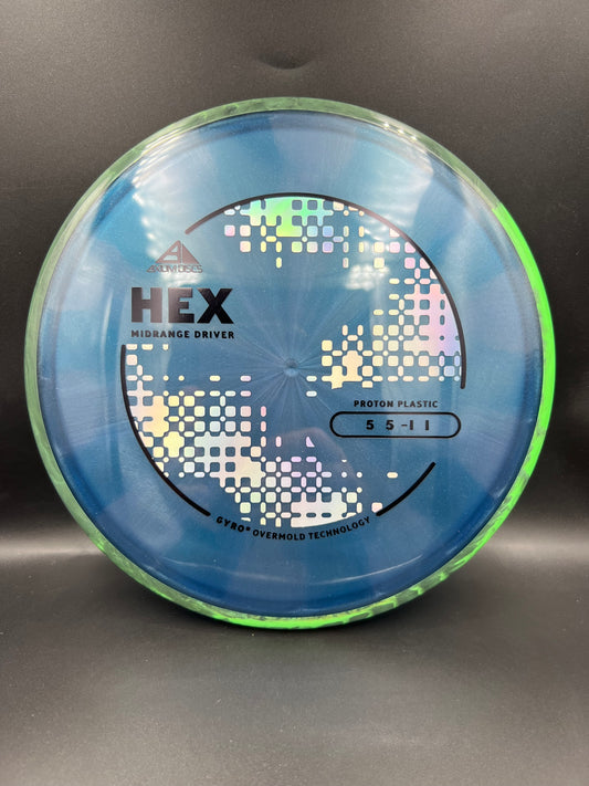 Axiom Proton Hex Blue Green Blend Rim - 174g